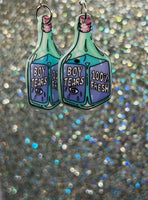 Boys tears earrings