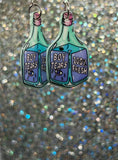 Boys tears earrings