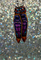 Trippy rocket earrings